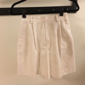 High rise shorts